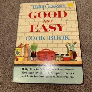 Betty‎ Crocker's Good and Easy Cook Book 1954 First Edition Spiral Hardcover